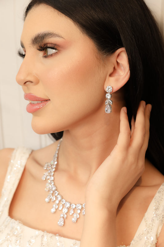 Haya Bridal Jewellery Necklace and Earring set