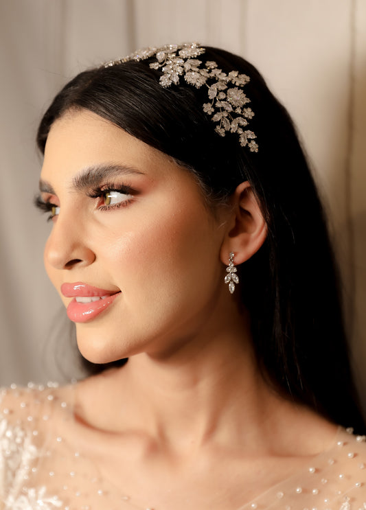 Nour Bridal diamond headpiece headband hair accessories