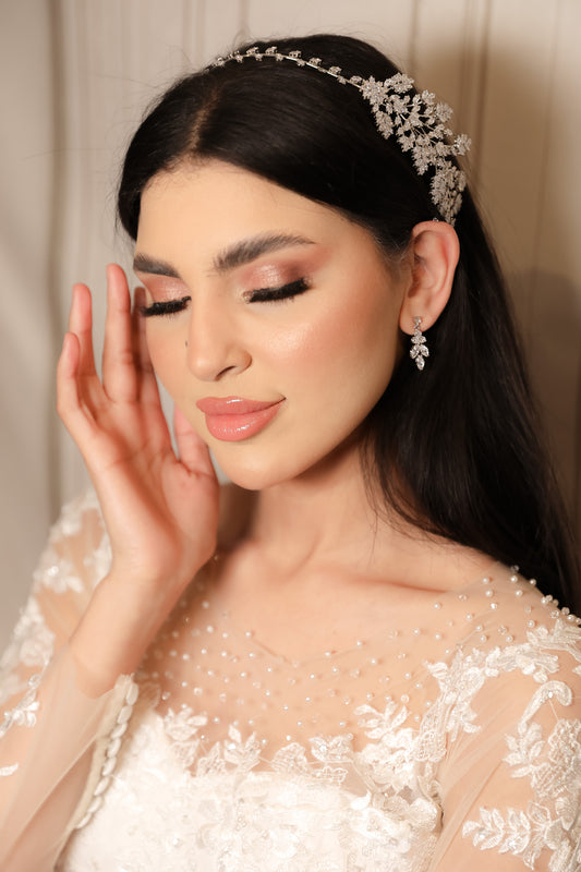 Lana Bridal diamond headpiece headband hair accessories