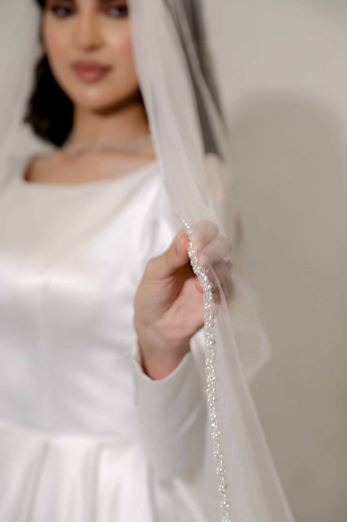 Crystal Border Veil