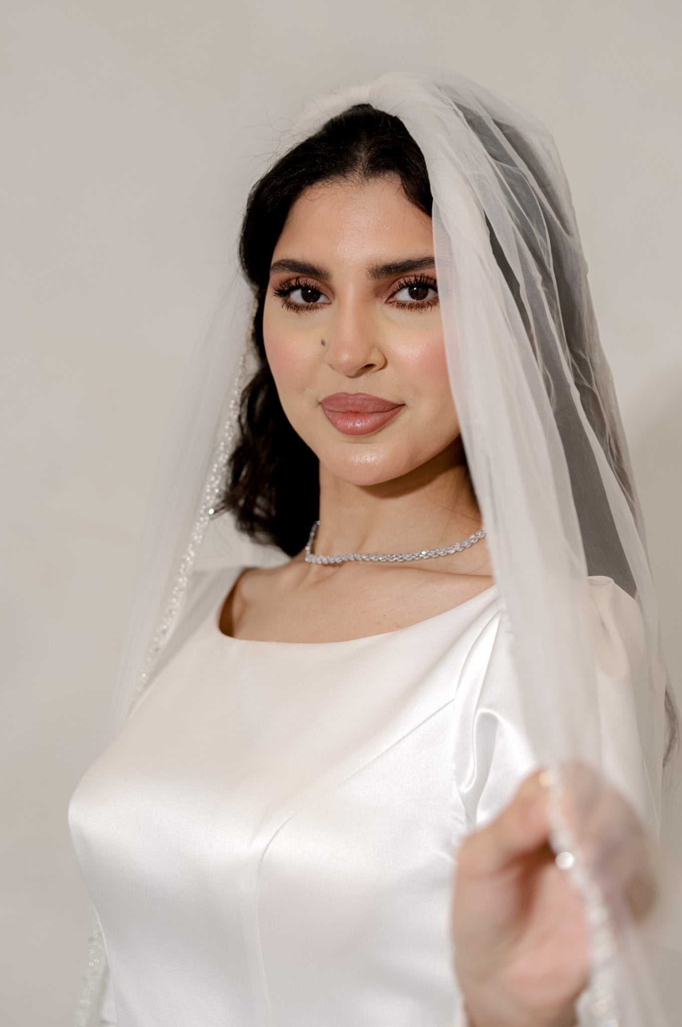 Crystal Border Veil