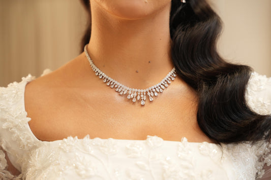 Mina Necklace and Earring Bridal Jewellery Set