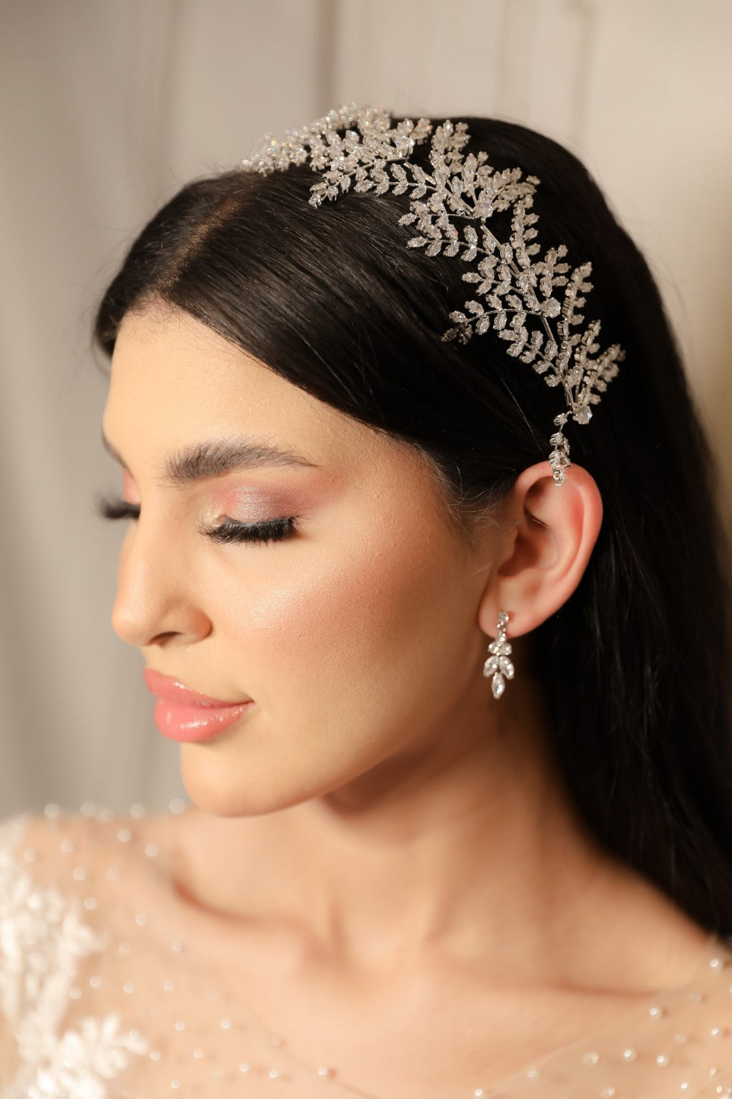 Dina diamond headpiece headband hair accessories