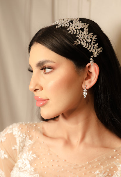 Dina diamond headpiece headband hair accessories