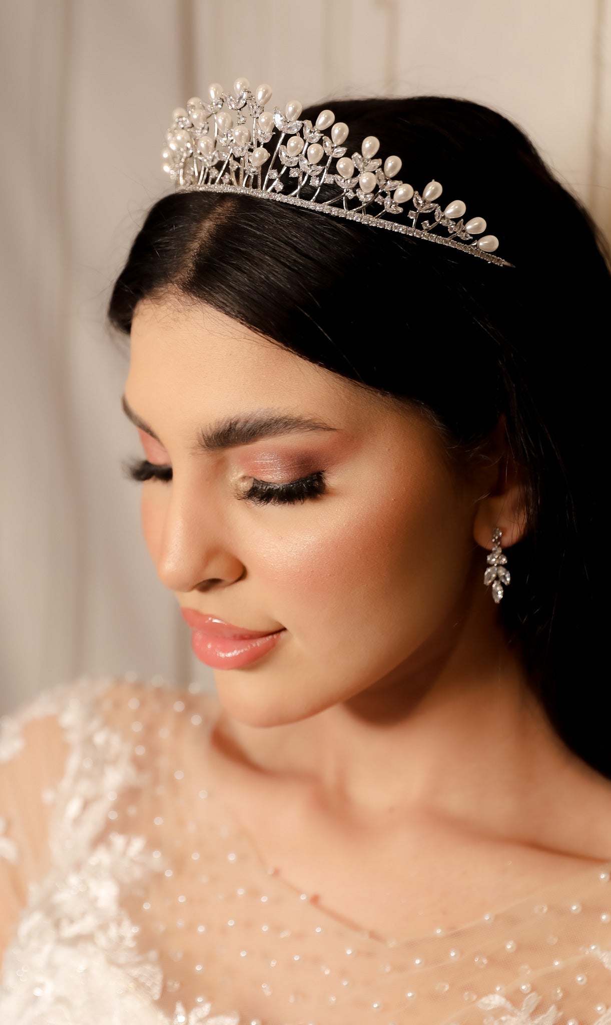 Perla diamond Crown Tiara hair accessories