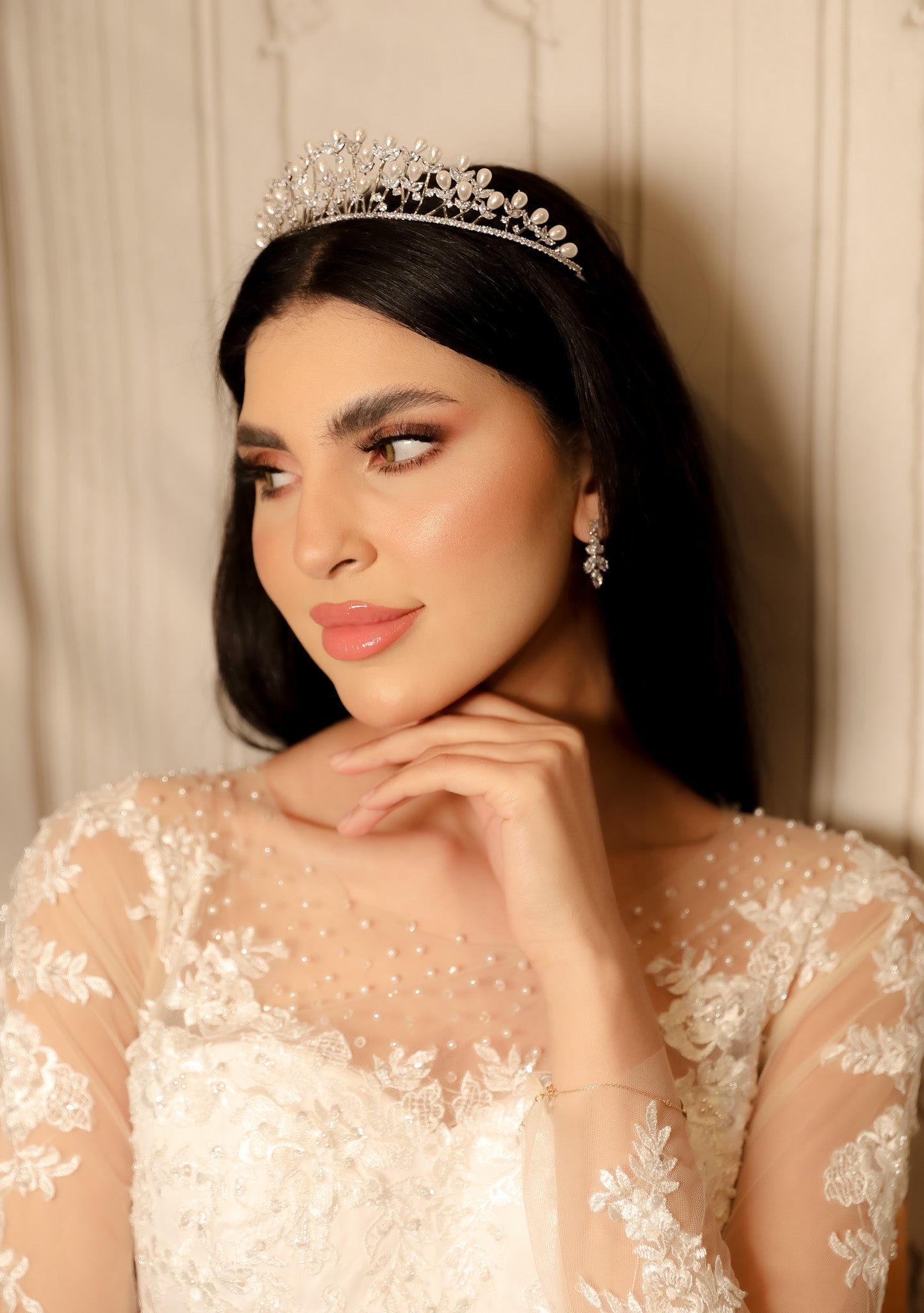 Perla diamond Crown Tiara hair accessories