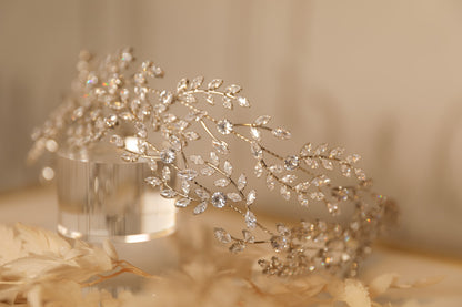 Jasmine diamond headpiece headband hair accessories