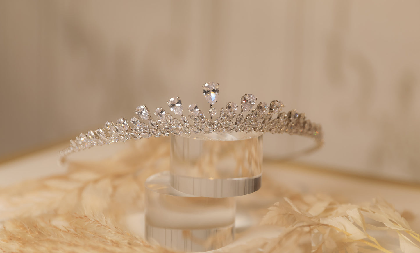 Lara diamond Crown Tiara hair accessories