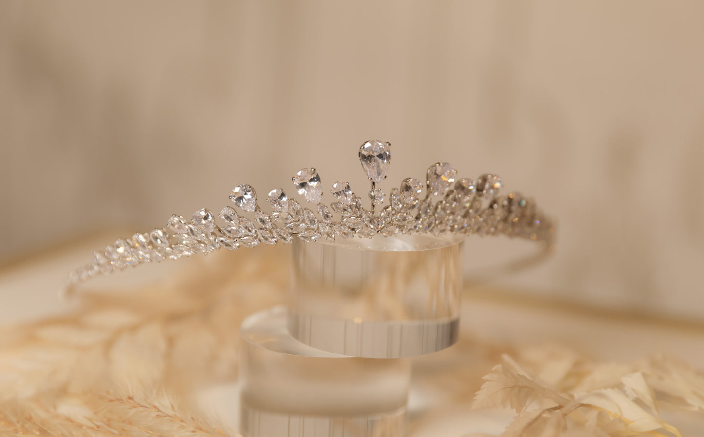 Lara diamond Crown Tiara hair accessories