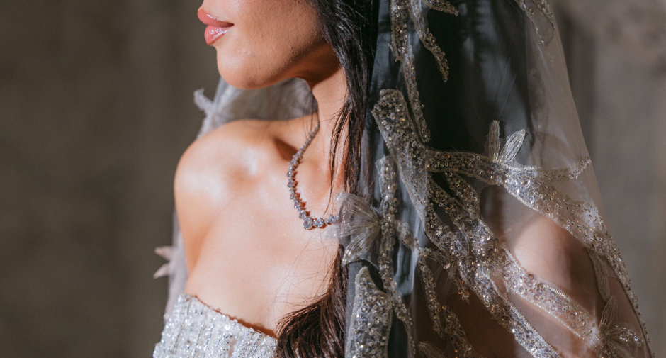 Layan Bridal Jewellery Necklace and Earring set